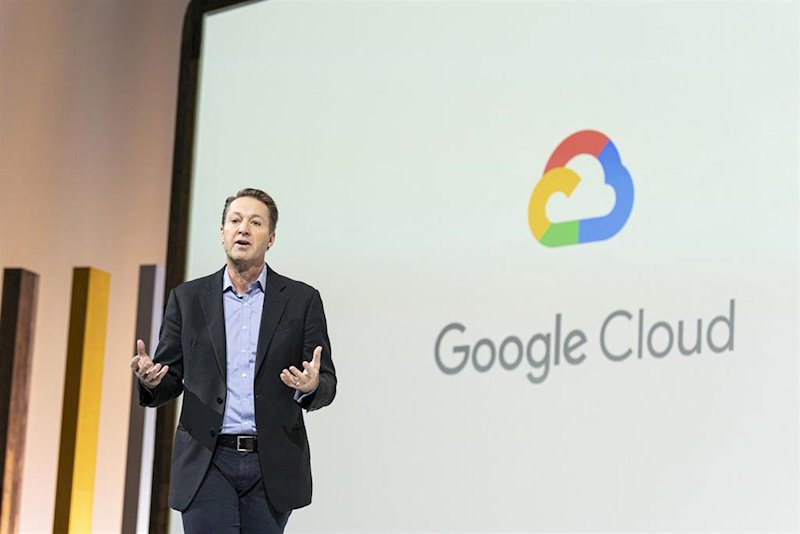 ep chris ciauri presidente de google cloud hablando durante el evento google cloud next uk 2019 ep chris ciauri presidente de google cloud hablando durante el evento google cloud next uk 2019