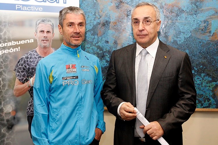 ep el atleta martin fiz y el presidente del coe alejandro blanco ep el atleta martin fiz y el presidente del coe alejandro blanco