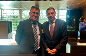ep el conseller de agricultura pesca y medio natural del govern balear joan simonet y el ministro de