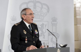 ep el dao de la policia jose angel gonzalez durante la rueda de prensa convocada tras la reunion del
