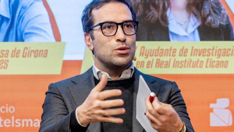 El ministro de Economía, Comercio y Empresa, Carlos Cuerpo, durante un encuentro informativo organizado por la Fundación Bertelsmann, en el Espacio Bertelsmann, a 13 de enero de 2026, en Madrid (España). El encuentro, titulado ‘Diálogo por el futuro de la | Ricardo Rubio - Europa Press ep el ministro de economia comercio y empresa carlos cuerpo durante un encuentro informativo