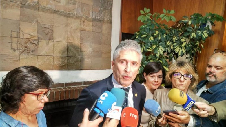 El ministro de Interior, Grande-Marlaska, asiste a la reunión de centros penitenciarios y de inserción social en La Lastrilla. | EUROPA PRESS. ep el ministro de interior grande-marlaska asiste a la reunion de centros penitenciarios y de