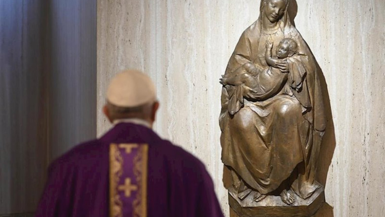 ep el papa en la misa matutina de santa marta que se celebra sin fieles