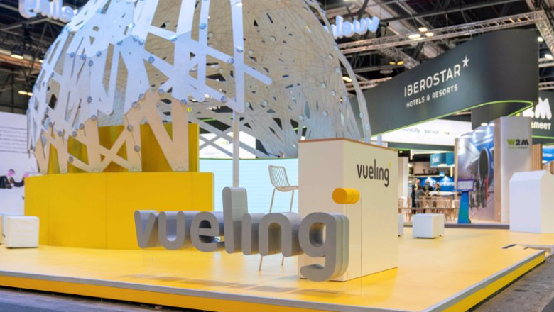 ep estand de vueling en fitur ep estand de vueling en fitur