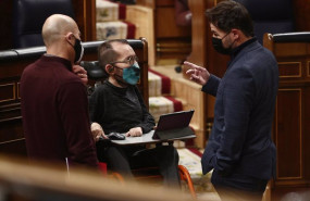 ep i-d el diputado de unidas podemos txema guijarro el portavoz de unidas podemos en el congreso