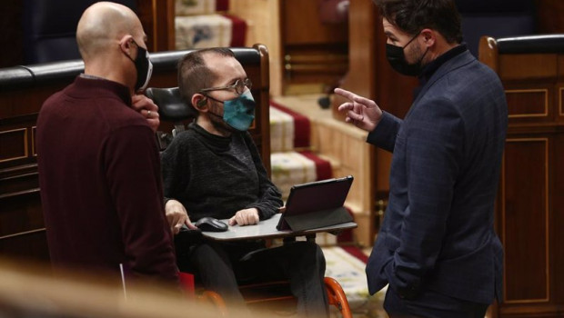 ep i-d el diputado de unidas podemos txema guijarro el portavoz de unidas podemos en el congreso