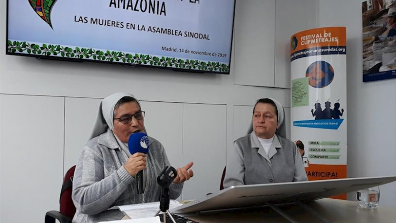 ep imagen de archivo de religiosas de la congregacion de las misioneras lauritas participantes en el