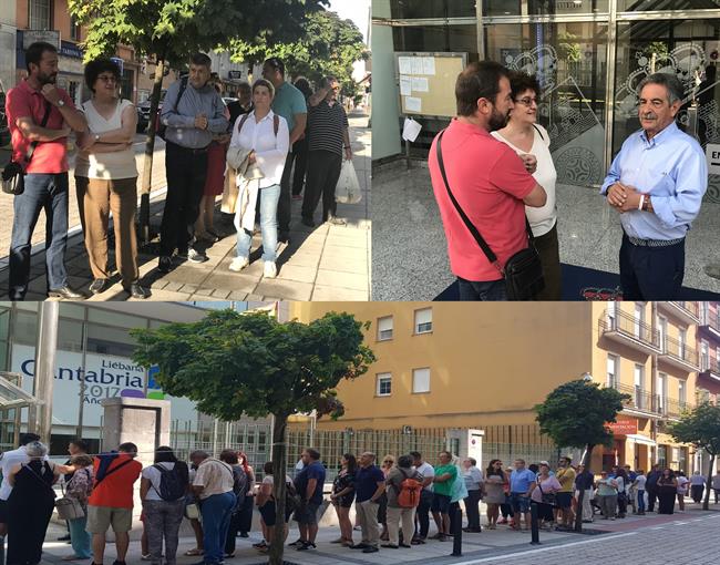Imágenes de la gente haciendo cola para conocer a Revilla | EUROPA PRESS ep imagenesla gente haciendo colaconocerrevilla