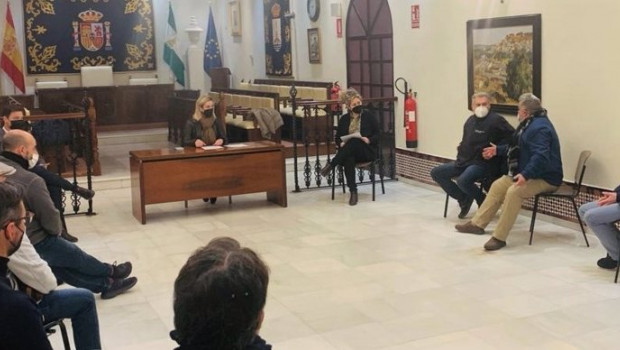 ep la acaldesa de alcala de guadaira ana isabel jimenez ha mantenido este viernes una reunion con