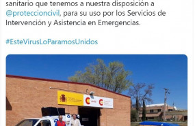 ep la aecid dona material sanitario a proteccion civil para hacer frente a la crisis del coronavirus