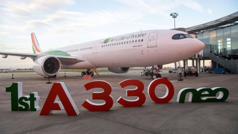 ep la aerolinea nacional de costa de marfil recibe su primer avion airbus a330neo