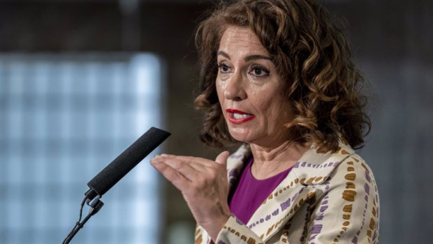 ep la ministra de hacienda y funcion publica maria jesus montero presta declaraciones antes del acto