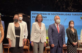ep la ministra de industria comercio y turismo reyes maroto en lanzarote en la presentacion de la