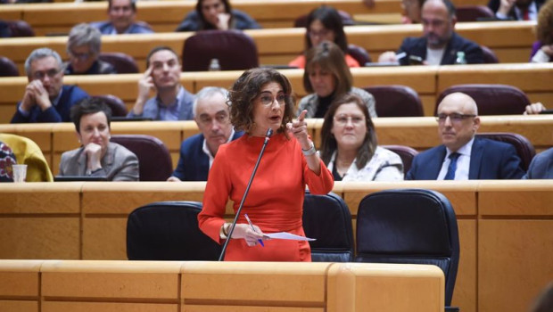 ep la vicepresidenta primera y ministra de hacienda maria jesus montero durante una sesion de ep la vicepresidenta primera y ministra de hacienda maria jesus montero durante una sesion de