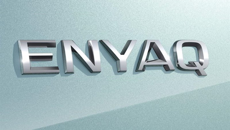 ep logo del nuevo todocamino electrico de skoda enyaq