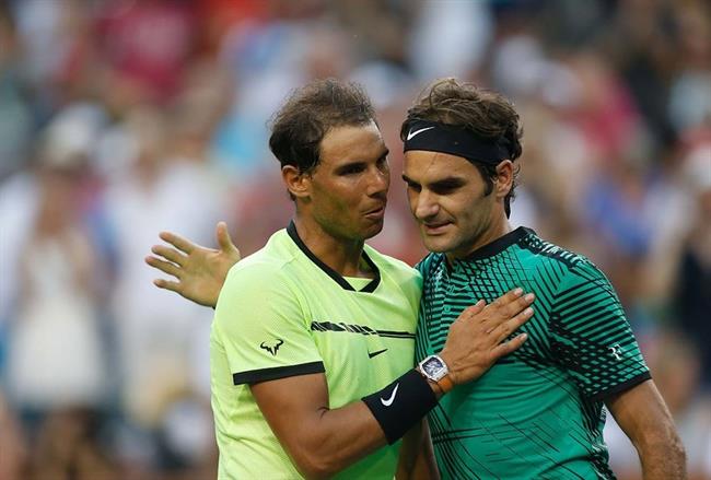 Nadal felicita a Federer | MATT HAZLETT/BNP PARIBAS OPEN) ep nadal felicitafederer