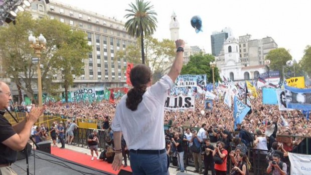 ep pablo iglesias participaun actobuenos aires argentina