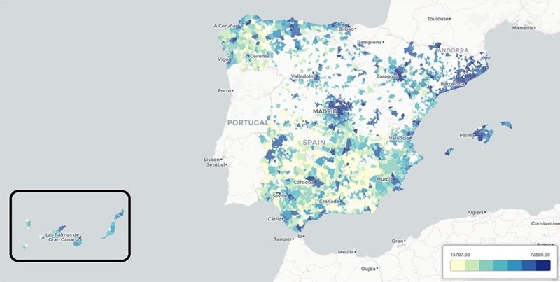 ep renta per capita en municipios de mas de mil habitantes 2013-2017 aeat