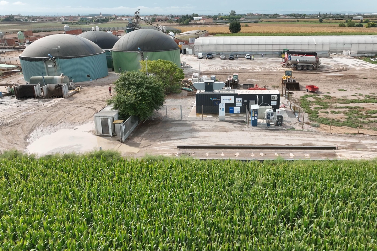 Naturgy pone en marcha su tercera planta de biometano en España