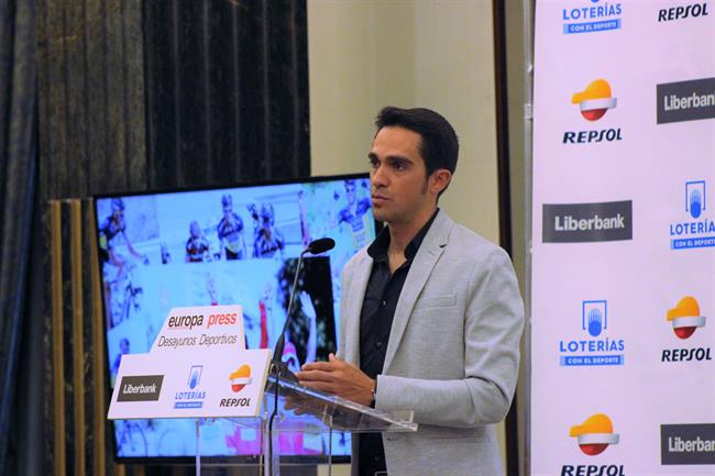 Alberto Contador, desayunos deportivos | EUROPA PRESS - Archivo ep alberto contador desayunos deportivos