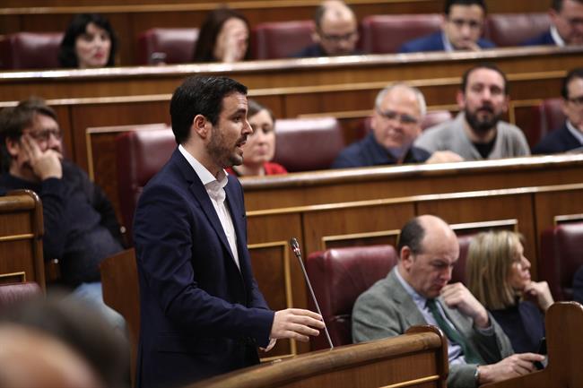 Alberto Garzón en la sesión de control al Gobierno en el Congreso | EUROPA PRESS ep alberto garzonla sesioncontrolgobiernocongreso