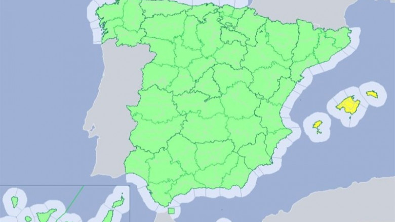 Alerta amarilla por riesgo de lluvias y tormentas en Baleares | AEMET ep alerta amarilla por riesgo de lluvias y tormentas en baleares