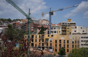 ep archivo   construccion de un edificio en vallcarca a 31 de julio de 2025 en barcelona catalunya
