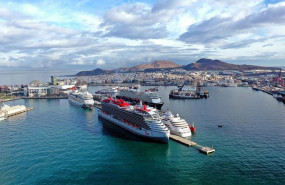 ep archivo   cruceros en el puerto de las palmas
