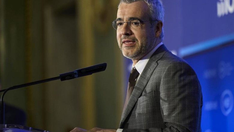 Archivo - El presidente de AENA, Maurici Lucena Betriu, durante un desayuno informativo de Nueva Economía Fórum, en el Real Casino Gran Círculo, a 15 de enero de 2026, en Madrid (España). | Jesús Hellín - Europa Press - Archivo ep archivo el presidente de aena maurici lucena betriu durante un desayuno informativo de nueva