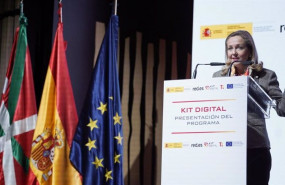 ep archivo   nadia calvino en la presentacion del programa kit digital en vitoria