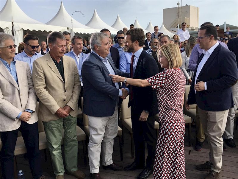 ep casado visita gran canaria en precampana electoral del 10n