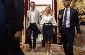 ep el diputado de sumar inigo errejon i y la vicepresidenta segunda y ministra de trabajo yolanda