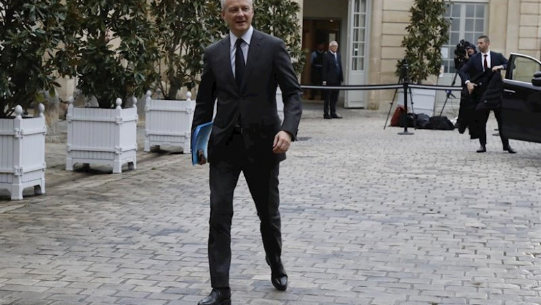 ep el ministro frances de economia y finanzas bruno le maire