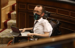 ep el portavoz de unidas podemos en el congreso de los diputados pablo echenique durante la segunda