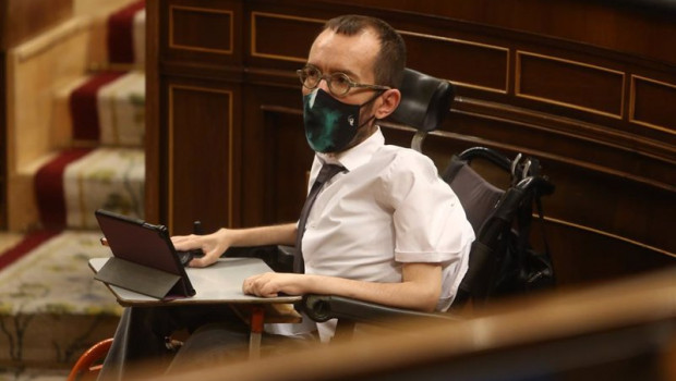ep el portavoz de unidas podemos en el congreso de los diputados pablo echenique durante la segunda