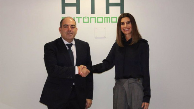 ep el presidente de ata lorenzo amor y la presidenta de la avd gema aznar