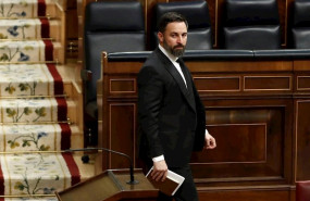 ep el presidente de vox santiago abascal durante el pleno celebrado este miercoles en el congreso de