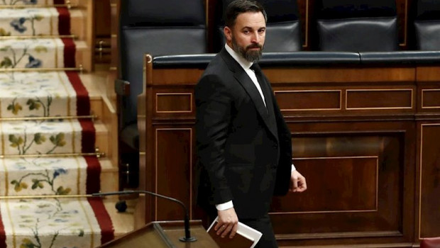 ep el presidente de vox santiago abascal durante el pleno celebrado este miercoles en el congreso de