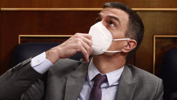 ep el presidente del gobierno pedro sanchez durante una sesion plenaria a 14 de abril de 2021 en el 20210414154305
