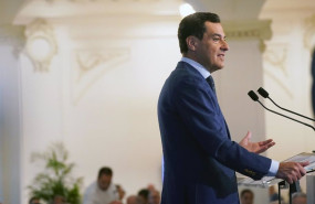 ep el presidente del pp a y de la junta de andalucia juanma moreno