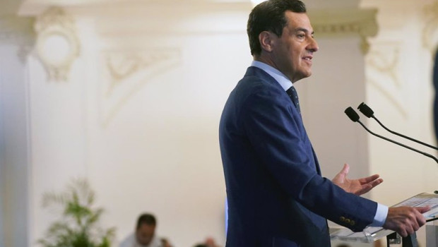 ep el presidente del pp a y de la junta de andalucia juanma moreno