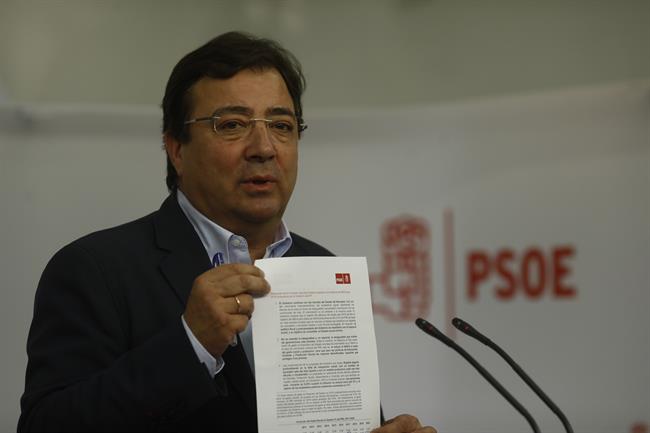 Guillermo Fernández Vara en rueda de prensa en Ferraz | EUROPA PRESS ep guillermo fernandez vararuedaprensaferraz