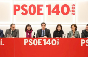 ep i-d el ministro de transportes jose luis abalos la presidenta del psoe cristina narbona el