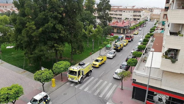 ep imagenes de tareas de desinfeccion frente al coronavirus en murcia covid-19