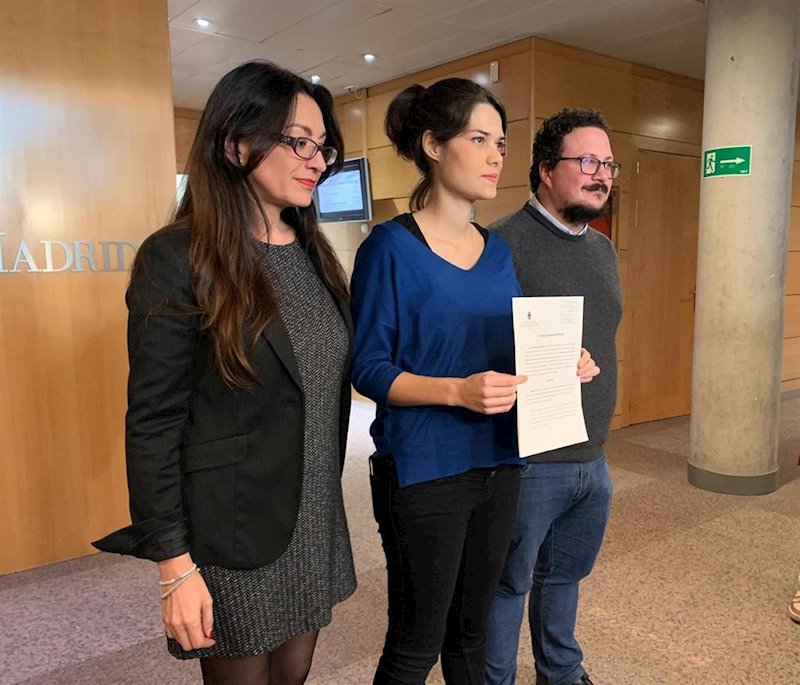 ep isa serra portavoz de unidas podemos en la asamblea de madrid imagen de recurso