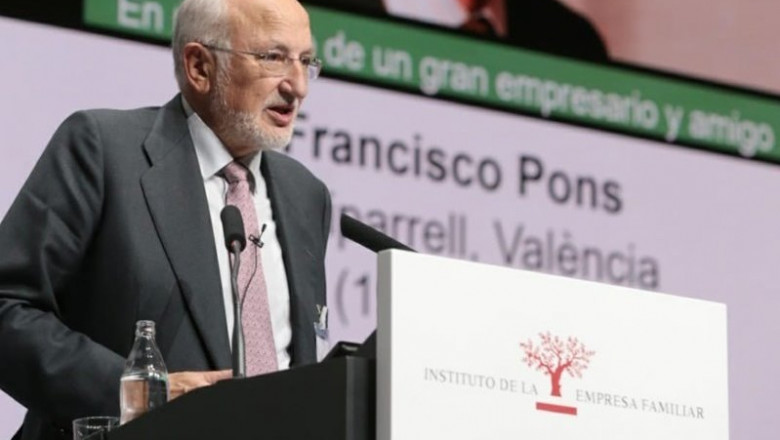 ep juan roig en el congreso de empresa familiar en valncia