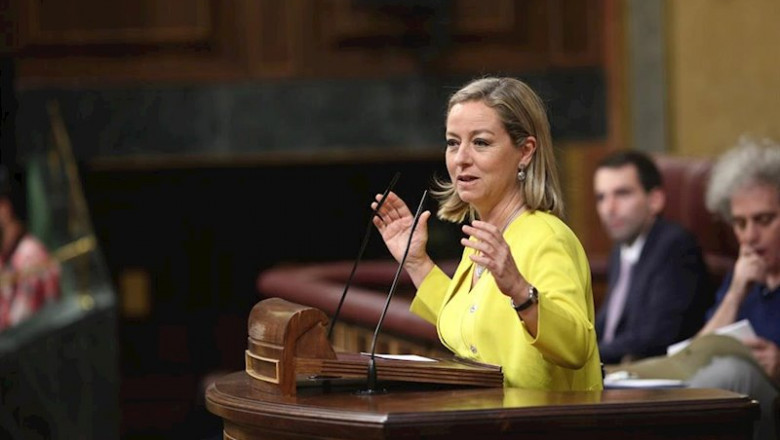 ep la diputada de coalicion canaria ana oramas interviene en el congreso tras informar pedro sanchez