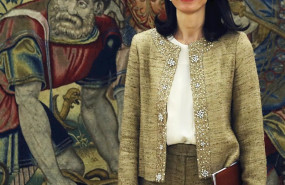ep la nueva presidenta del senado pilar llop durante la audiencia con el rey felipe vi hoy en el