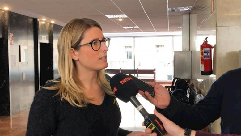 ep la presidenta del grupo municipal de jxcat en el ayuntamiento de barcelona elsa artadi