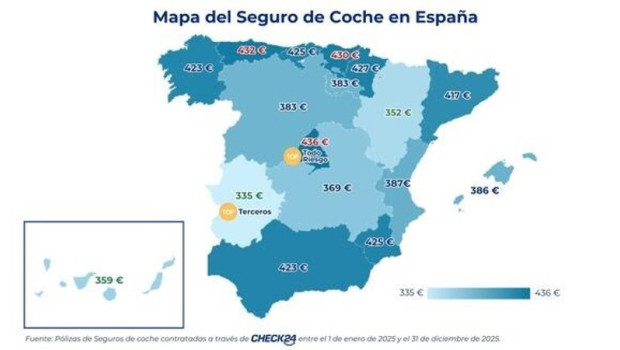 ep mapa del seguro del coche en espana